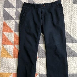 Zara 34x32 navy chinos